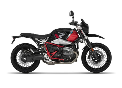 SIG 1129 01 BMW RnineT Urban GS R LINE Grey Red Stickers Option 719 Black Storm Metaqllic Racing Red Right