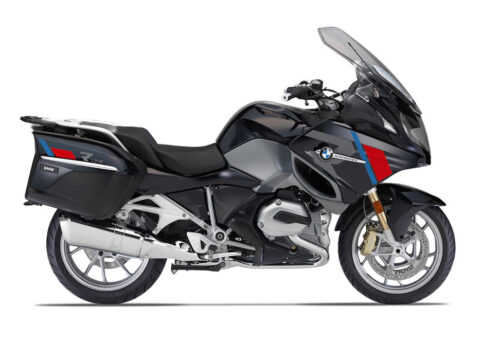 SIG 1152 01 BMW R1200RT R LINE Grey Red Blue Stickers Carbon Black Metallic right 1