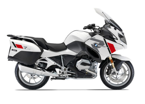 SIG 1153 01 BMW R1200RT R LINE Grey Red Black Stickers ALPINE WHITE right