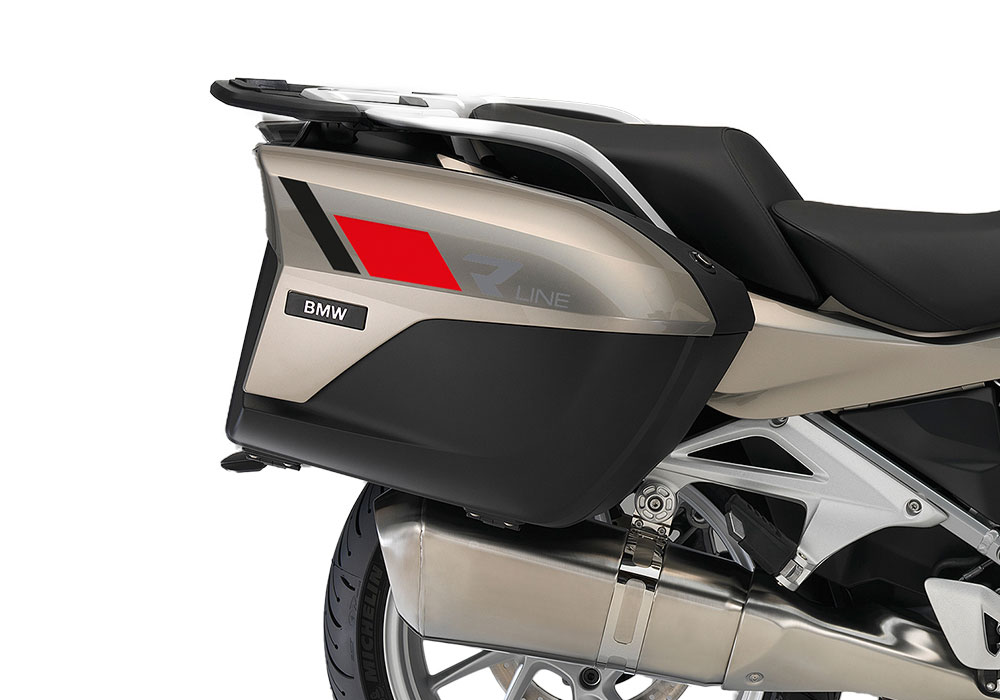 SIG 1153 01 BMW R1200RT R LINE Grey Red Black Stickers Platinum Bronze Metallic right 03