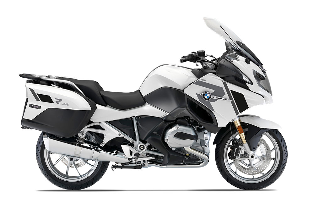 SIG 1154 01 BMW R1200RT R LINE Grey Variations Stickers ALPINE WHITE right