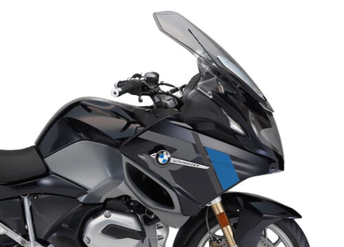 SIG 1155 01 BMW R1200RT R LINE Grey Blue Stickers Carbon Black Metallic right 02