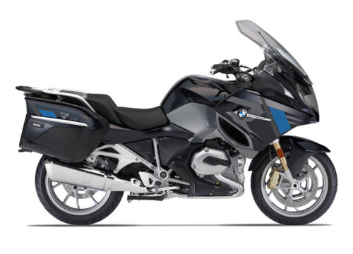 SIG 1155 01 BMW R1200RT R LINE Grey Blue Stickers Carbon Black Metallic right 1