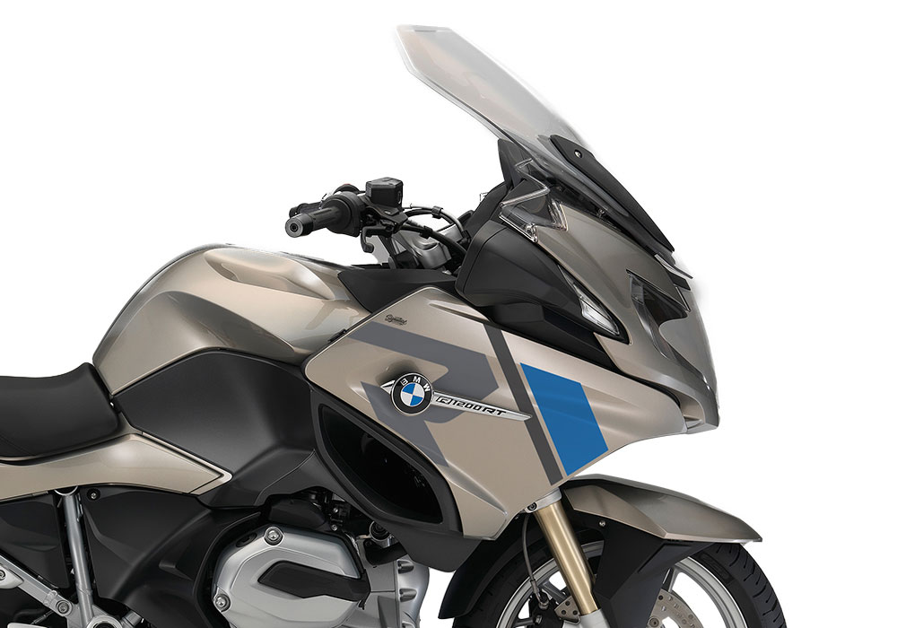 SIG 1155 01 BMW R1200RT R LINE Grey Blue Stickers Platinum Bronze Metallic right 02 1