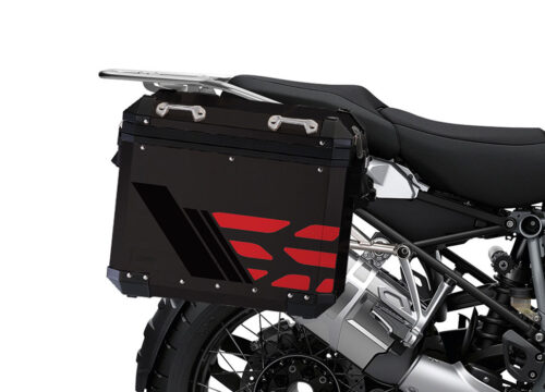 SIG 1168 BMW ALU Panniers GS Line Red Stickers 2 1