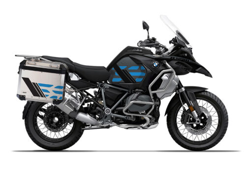 SIG 1169 BMW ALU Panniers GS Line Cobalt Blue Stickers 3