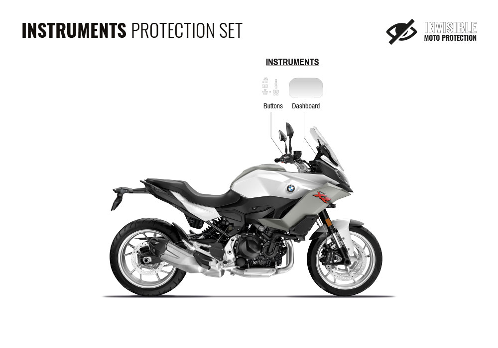 SIG 1185 BMW F900XR Instruments Set Protective Films