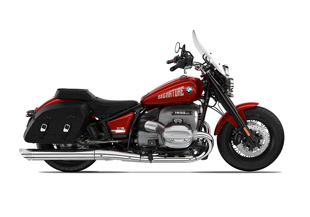 SIG 1187 02 R18 Classic SIGNATURE Silver Gloss Stickers Mars Red