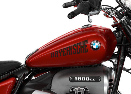 SIG 1202 02 R18 Classic BAYERISCHE Black Gloss Stickers Mars Red 02