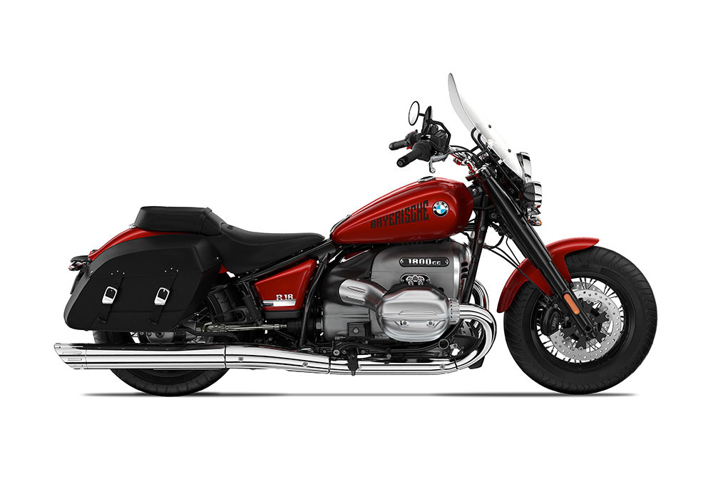 SIG 1202 02 R18 Classic BAYERISCHE Black Gloss Stickers Mars Red