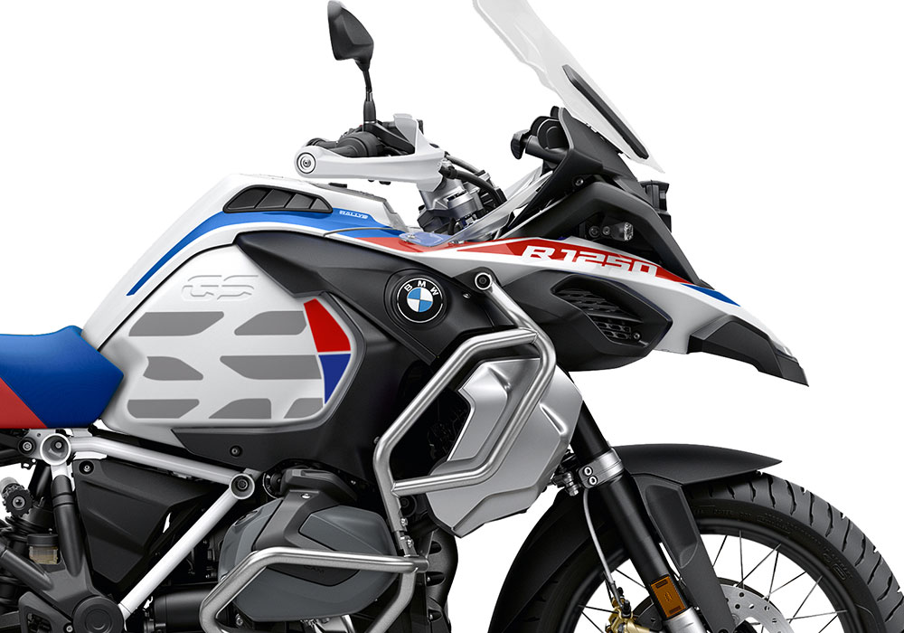 SIG 1037 02 SR BMW R1250GS Adv GS Lines Style HP Rred Blue Stickers 02