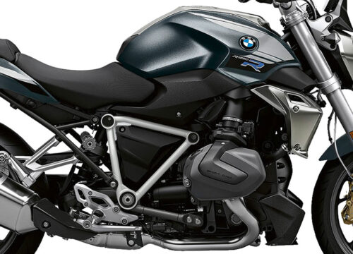 SIG 1243 02 BMW R1250R PYRAMID FRAME Silver Gloss STICKERS Mineral Grey Metallic right 02