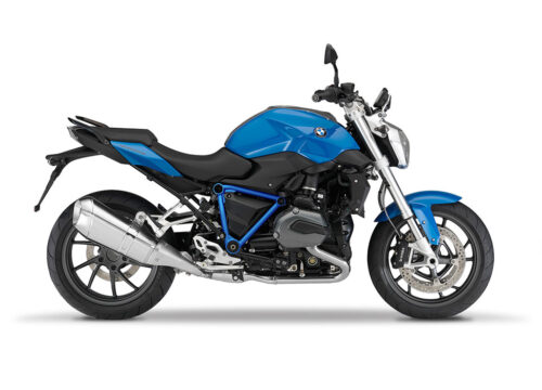 SIG 1244 01 BMW R1200R PYRAMID FRAME Cobalt Blue STICKERS Montego Blue Metallic Right