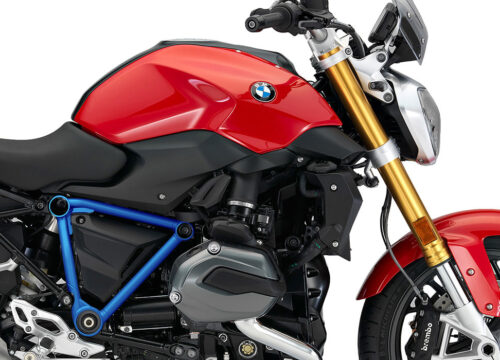 SIG 1244 01 BMW R1200R PYRAMID FRAME Cobalt Blue STICKERS Racing Red Right 02