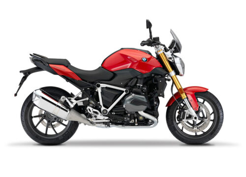 SIG 1246 01 BMW R1200R PYRAMID FRAME White Gloss STICKERS Racing Red Right