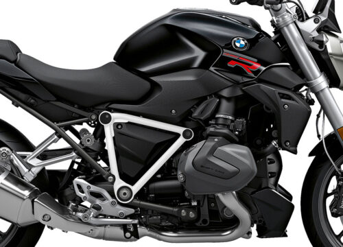 SIG 1246 02 BMW R1250R PYRAMID FRAME White Gloss STICKERS Black Strorm Metallic Right 02