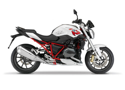 SIG 1248 01 BMW R1200R Compass Silver Gloss Stickers Light White Right