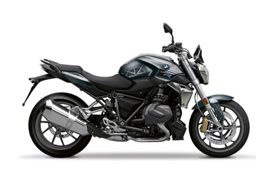 SIG 1248 02 BMW R1250R Compass Silver Gloss Stickers Mineral Grey Metallic right