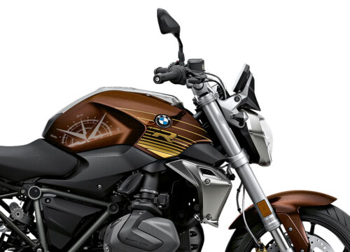SIG 1248 02 BMW R1250R Compass Silver Gloss Stickers OPTION 719 Right 02