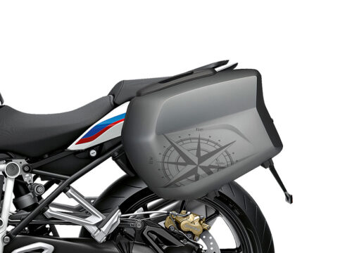 SIG 1249 BMW Touring Side Compass Silver Gloss Stickers Asphalt Grey Metallic Matte Left 02