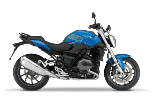 SIG 1256 01 BMW R1200R Raise Silver Red Stickers Mondego Blue Metallic Right