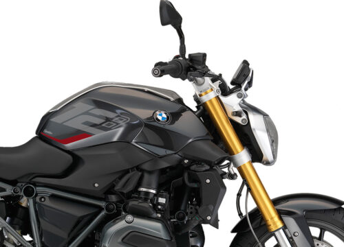 SIG 1256 01 BMW R1200R Raise Silver Red Stickers Sapphire Black Metallic Right 02