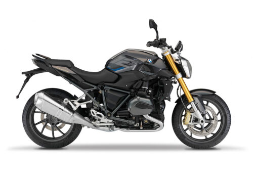 SIG 1257 01 BMW R1200R Raise Silver Cobalt Blue Stickers Sapphire Black Metallic Right