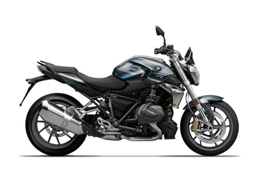 SIG 1257 02 BMW R1250R Raise Silver Cobalt Blue Stickers Mineral Grey Metallic Right