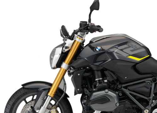SIG 1258 01 BMW R1200R Raise Silver Yellow Stickers Sapphire Black Metallic Left 02
