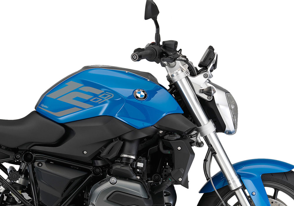 SIG 1259 01 BMW R1200R Raise Silver Dark Silver Stickers Mondego Blue Metallic Right 02