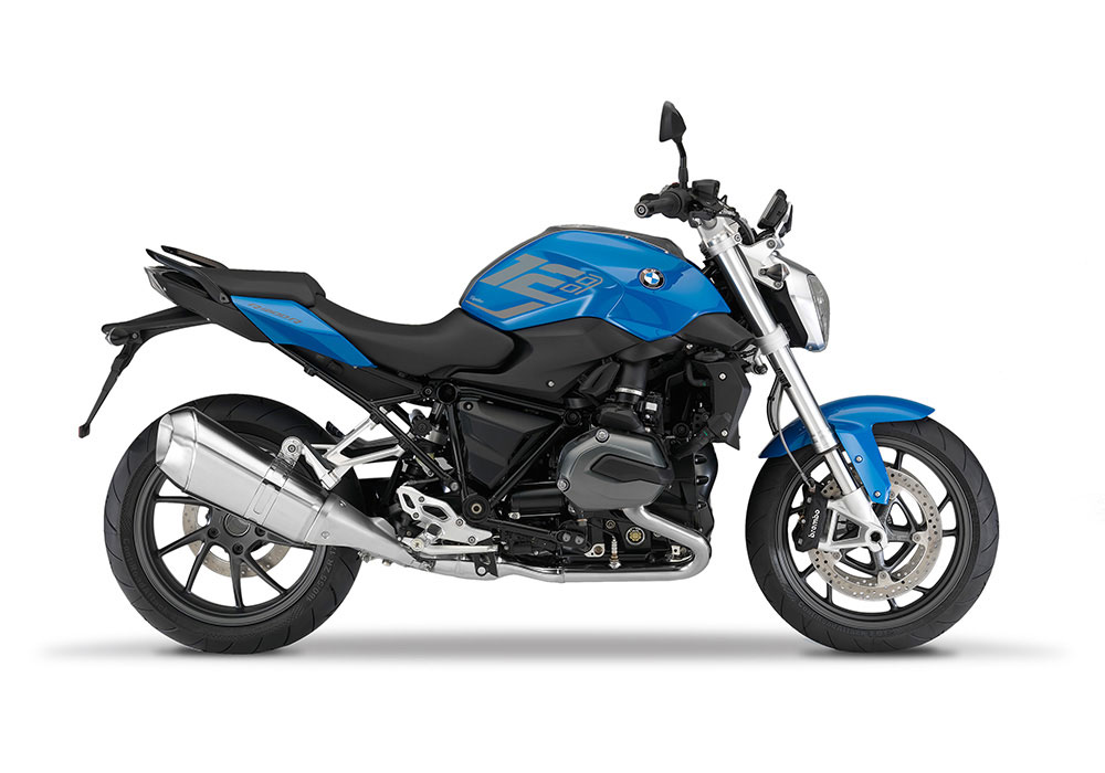 SIG 1259 01 BMW R1200R Raise Silver Dark Silver Stickers Mondego Blue Metallic Right