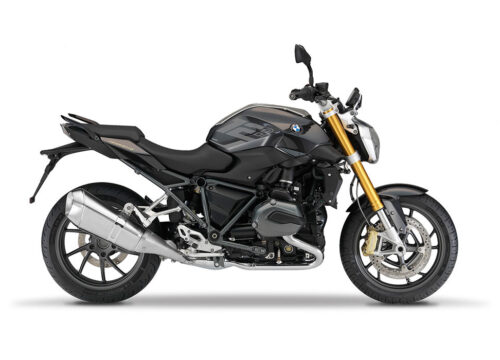 SIG 1259 01 BMW R1200R Raise Silver Dark Silver Stickers Sapphire Black Metallic Right