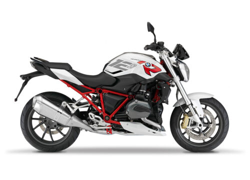 SIG 1260 01 BMW R1200R Raise Silver Black Stickers Light White Right