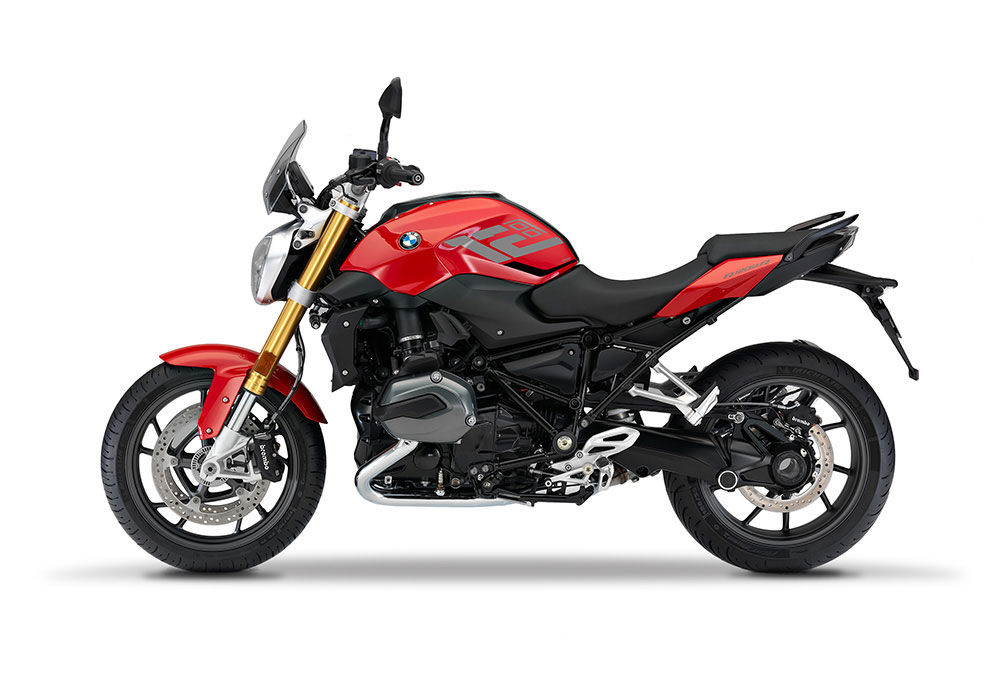 SIG 1260 01 BMW R1200R Raise Silver Black Stickers Racing Red Left