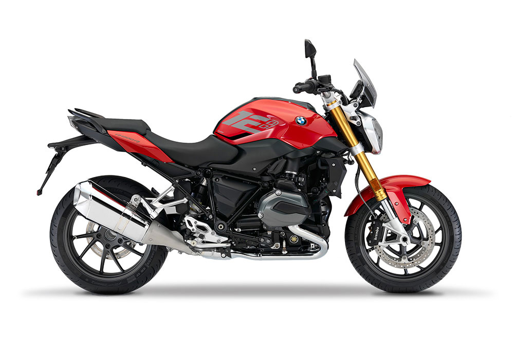 SIG 1260 01 BMW R1200R Raise Silver Black Stickers Racing Red Right