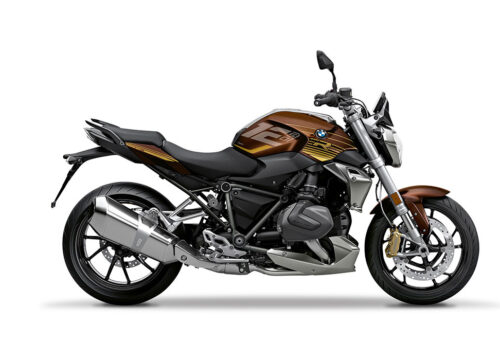 SIG 1261 02 BMW R1250R Raise Silver Saffron Yellow Stickers Option 719 right