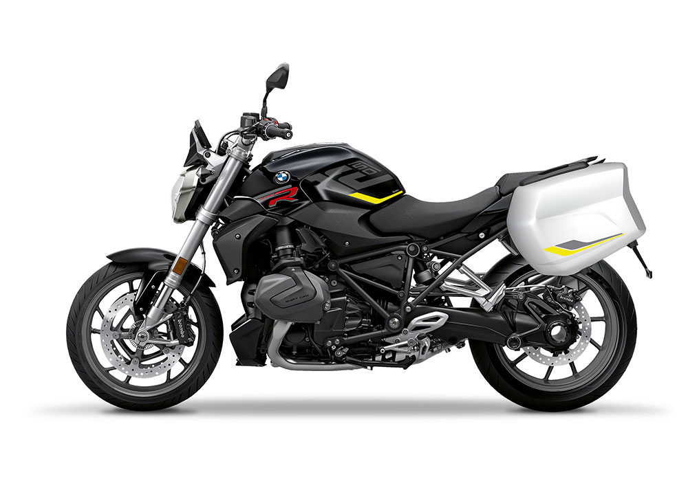 SIG 1264 BMW Touring Side Raise Silver Yellow Stickers Light White Left