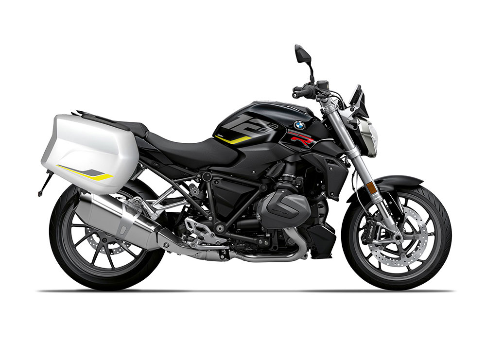 SIG 1264 BMW Touring Side Raise Silver Yellow Stickers Light White Right