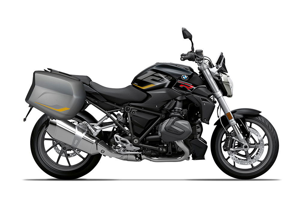 SIG 1267 BMW Touring Side Raise Silver Saffron Yellow Stickers Asphalt Grey Right