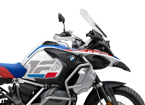 SIG 1268 02 BMW R1250GS Adv R Raise Grey Red Blue Stickers Style Rallye Right 02