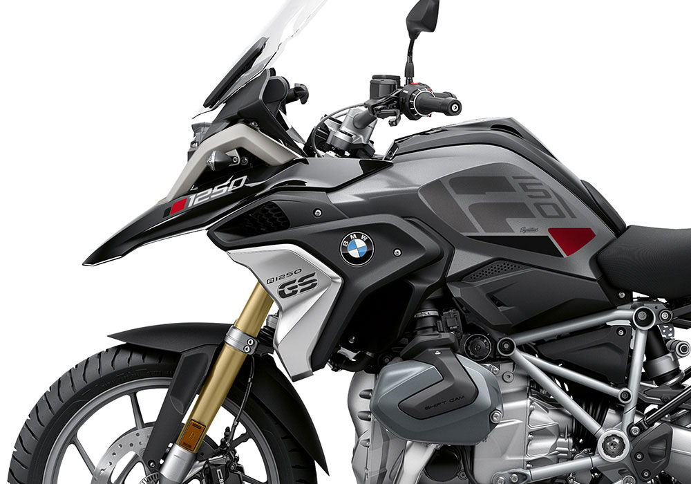 SIG 1273 02 BMW R1250GS Raise Grey Red Black Stickers Black Storm Left 02