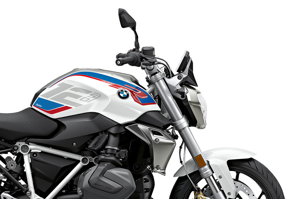 SIG 1292 02 BMW R1250R Raise Silver Blue Red Stickers Style HP Right 02