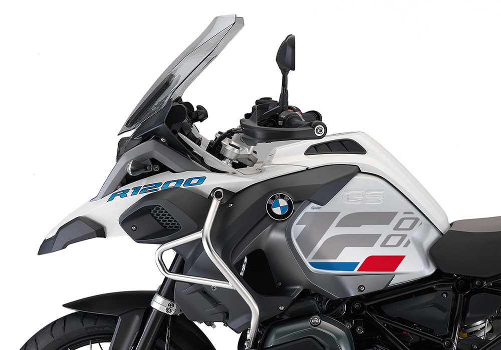 SIG 1268 01 BMW R1200GS Adv R Raise Grey Red Blue Stickers Alpine White Left 02 2
