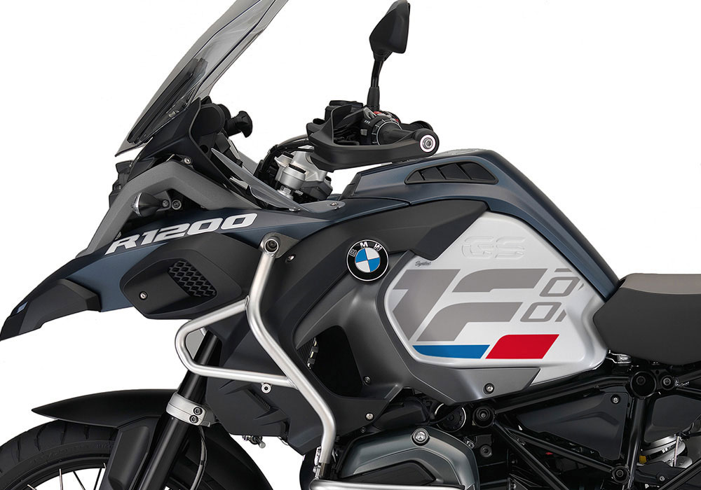 SIG 1268 01 BMW R1200GS Adv R Raise Grey Red Blue Stickers Ocean Blue Left 02 2