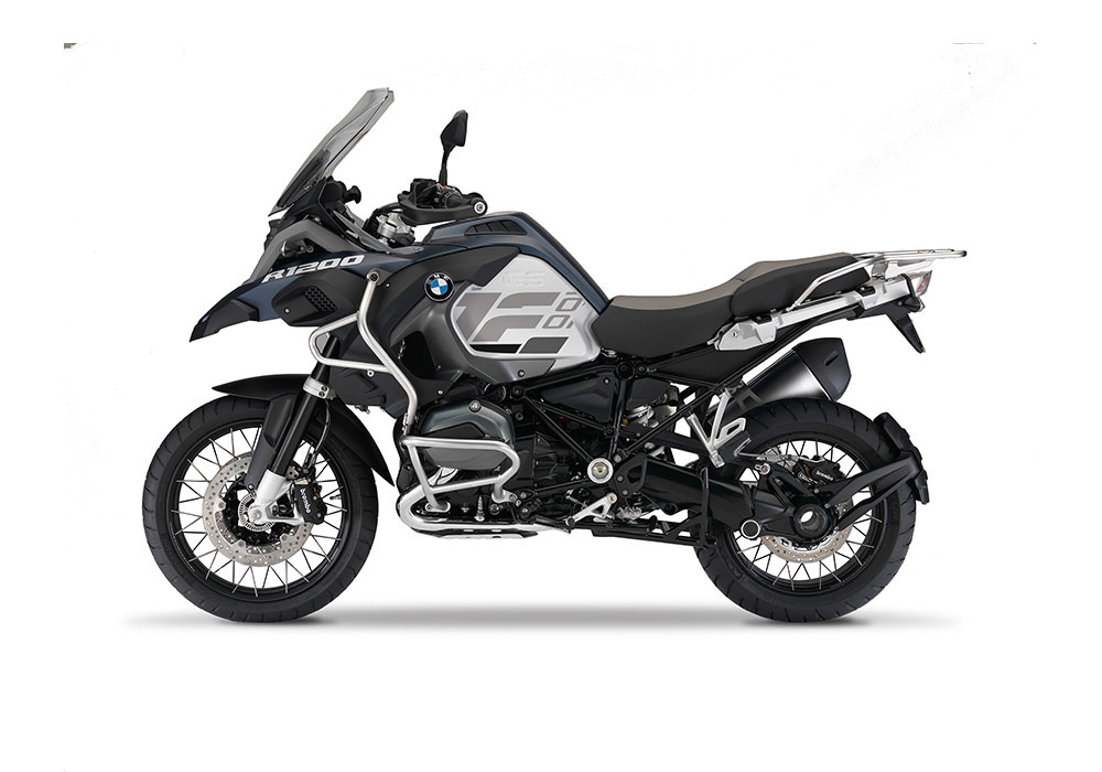 SIG 1270 01 BMW R1200GS Adv R Raise Grey Dark Grey Black Stickers Ocean Blue Left