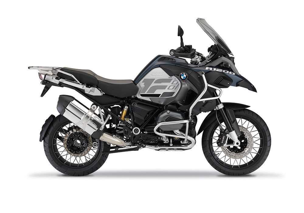 SIG 1270 01 BMW R1200GS Adv R Raise Grey Dark Grey Black Stickers Ocean Blue Right