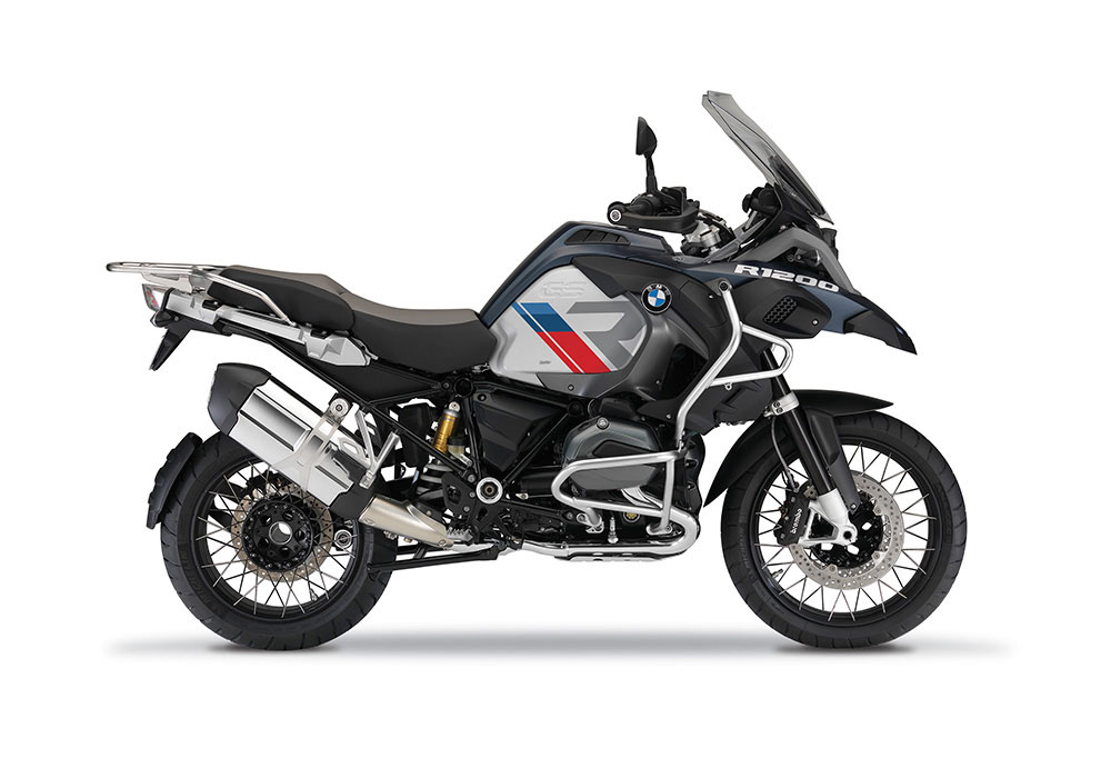 SIG 1298 01 BMW R1200GS Adv R LINE Grey Msport Stickers Ocean Blue