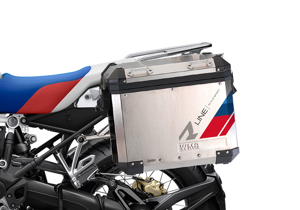SIG 1301 BMW Aluminum Panniers R Line Grey Msport Left 02