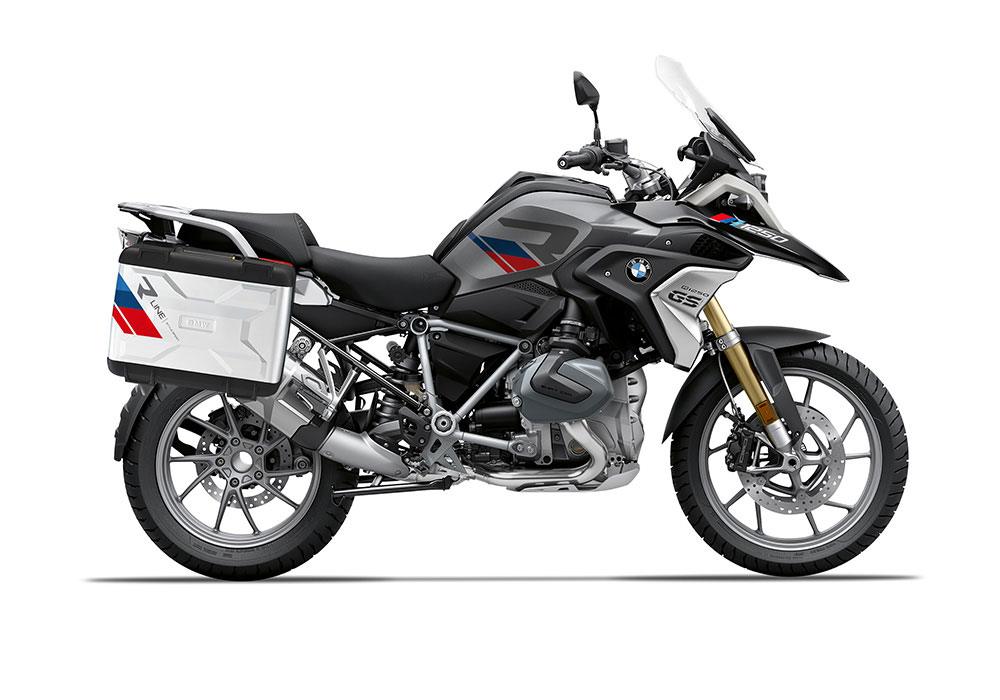 SIG 1305 BMW Vario Panniers R LINE Grey Msport Stickers