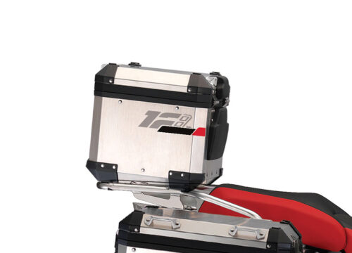 SIG 1315 BMW R1200 Aluminum Top Box Raise Grey Red Black Stickers Right 02